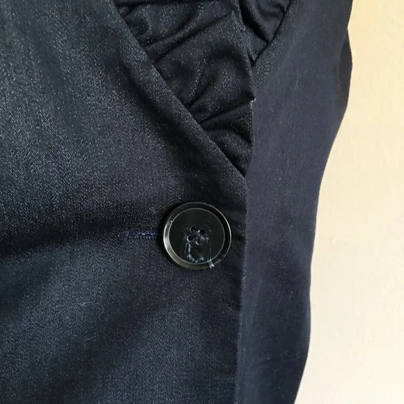 WILLI SMITH Ruffle Collar Swing Blazer / Jacket NEW! - Picture 5 of 11